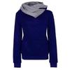 Spring Autumn Hoodies Women Tracksuit Solid Color Fashion Long Sleeve Pullovers Casual Warm Hooded Sweatshirts Tops Plus Size