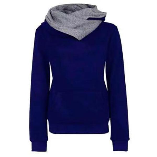Spring Autumn Hoodies Women Tracksuit Solid Color Fashion Long Sleeve Pullovers Casual Warm Hooded Sweatshirts Tops Plus Size