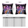 Kpop Demon Hunters Huntrix Pillow Covers Printed Cushion Cover Decorations 2025 Movie Derpy Tiger Throw Pillow Case Cover Home