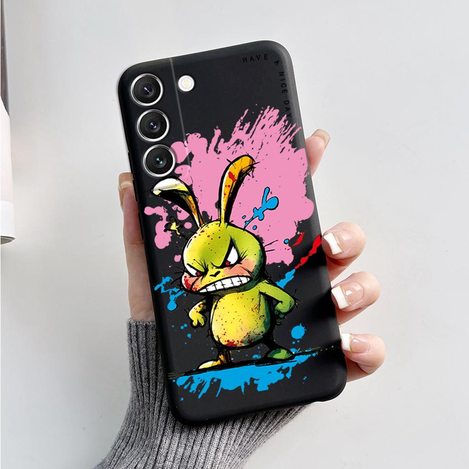Case For Samsung Galaxy S22 Bags S 22 Plus Ultra Cover Protective Silicone Funda Astronaut Phone Case Coque For Samsung S22 Capa
