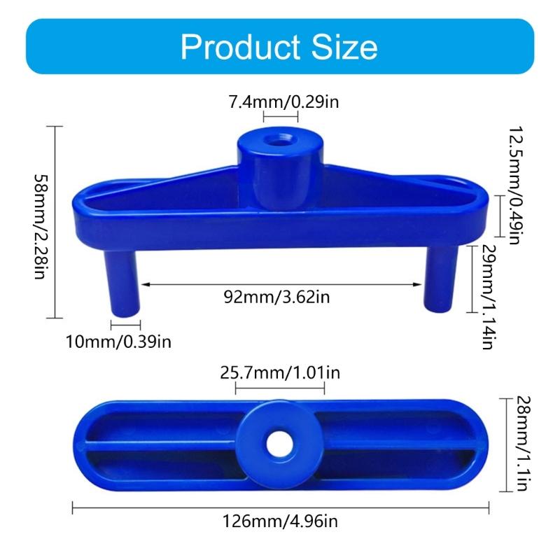2Piece ABS Center Finding Gauges Center Finder For Woodworkers Perfect For Dowel Joints And Panel Marking Operations