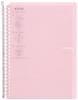KOKUYO Campus Smart Ring Loose Leaf Binder B5 26 Holes Up To 60 Sheets Light Pink SP706LP