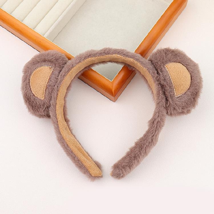 Bear Headbands Hairband Hair Hoop for Women and Girls Plush Hair Accessories