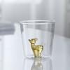 Pahar din Sticlă cu Bule 3D Realizat Manual Formă Tridimensională Animal și Plantă Formă Rezistent la Căldură Pahar Borosilicat pentru Băuturi & Cadouri