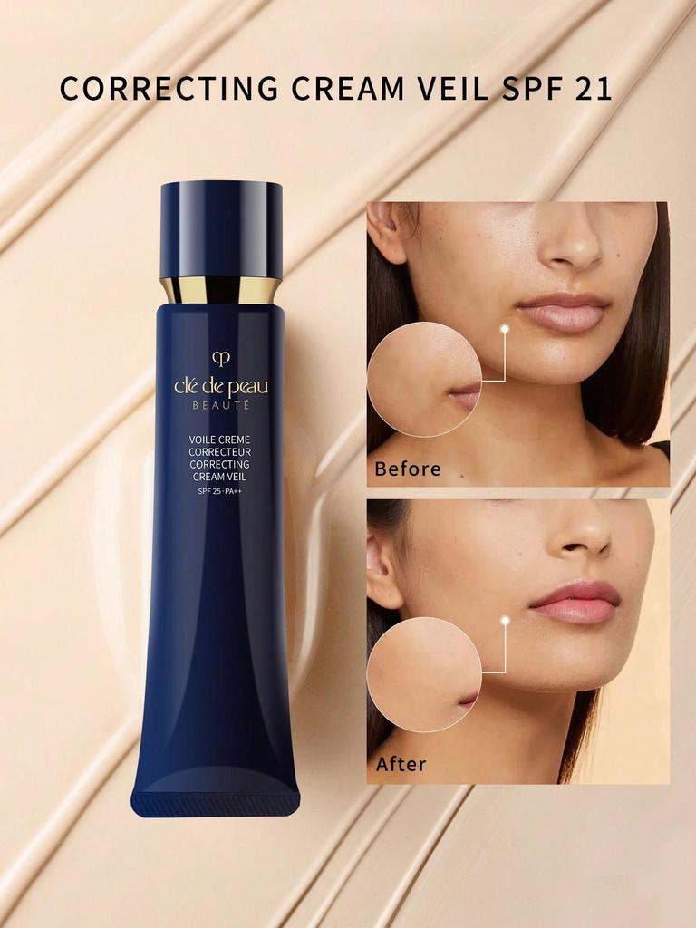 Clé de Peau Beauté Correcting Cream Veil | SPF 25 PA++ | Makeup Primer & UV Protection | 37ml