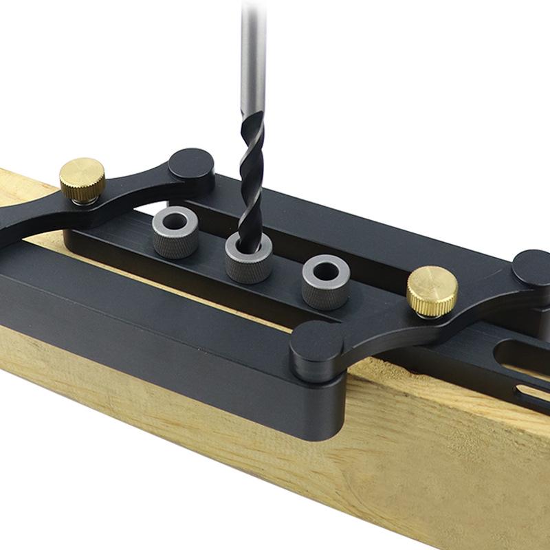 Woodworking 3-in-1 Hole Puncher & Vertical Positioner for Dowel and Tenon Woodwork