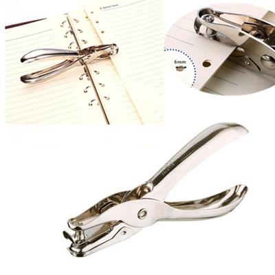 Hole Puncher Paper Hole Punch Round Single Hole Puncher For DIY Scrapbooking Loose-leaf Paper Cutter Tool Handheld Metal Punch