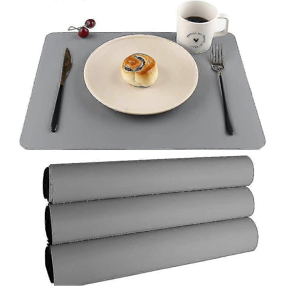 Silicone Placemats,kids Placemats,table Mats Set Of 4 Waterproof Heat Resistant