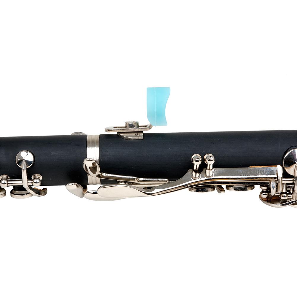 4 Stück Silikon Klarinette Oboe Daumenablage Klarinette Oboe Daumenschutz Klarinette Daumenablage Polster für die meisten Klarinetten