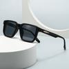 New Fashion Square Gradient Sunglasses UV400 Protection Vintage Style Men Women Outdoor Shades Black