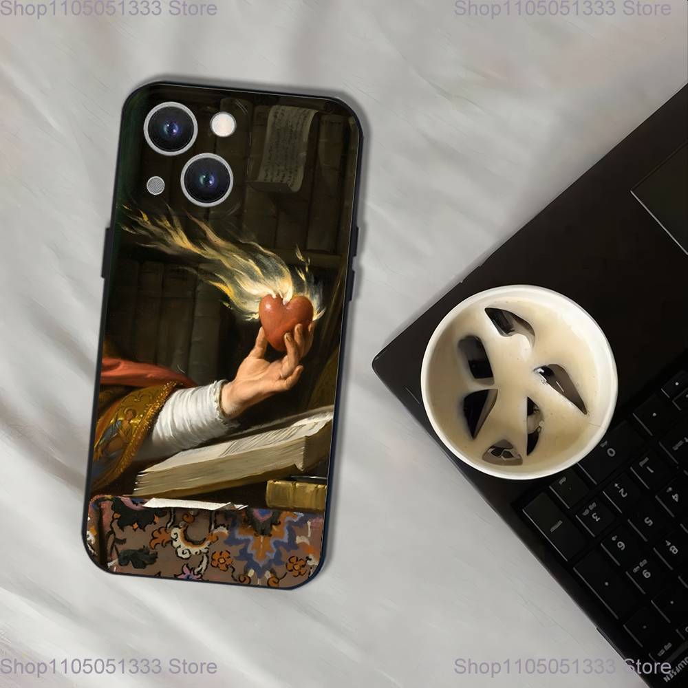 Paintings Caravaggio Phone Case For iPhone 17,16,15,14,13,12,11,Pro,XS,Max,XR,Plus,E,SE4,Mini Black Soft Cover