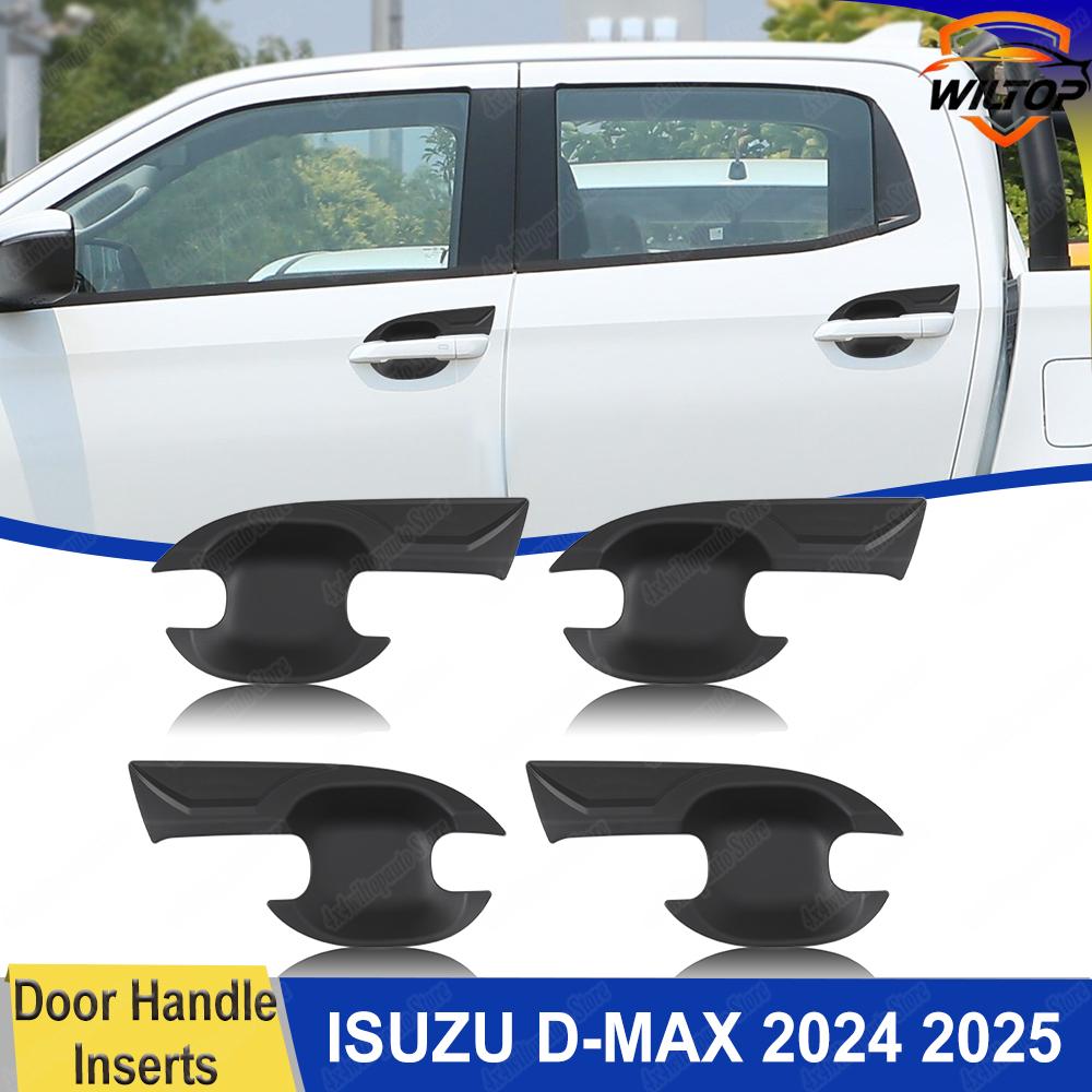 Car Body Kits for ISUZU D-MAX V-Cross DL40 AT33/35 2025 2025 Front Rear Lamp Hoods ABS Matte Black Car Exterior Accessories