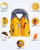 Owntop Automatic Inflatable Life Jacket with Pocket and Transparent Visibility Window, Shoulder Vest Style, Lightweight, for Adults, Fishing and Marin