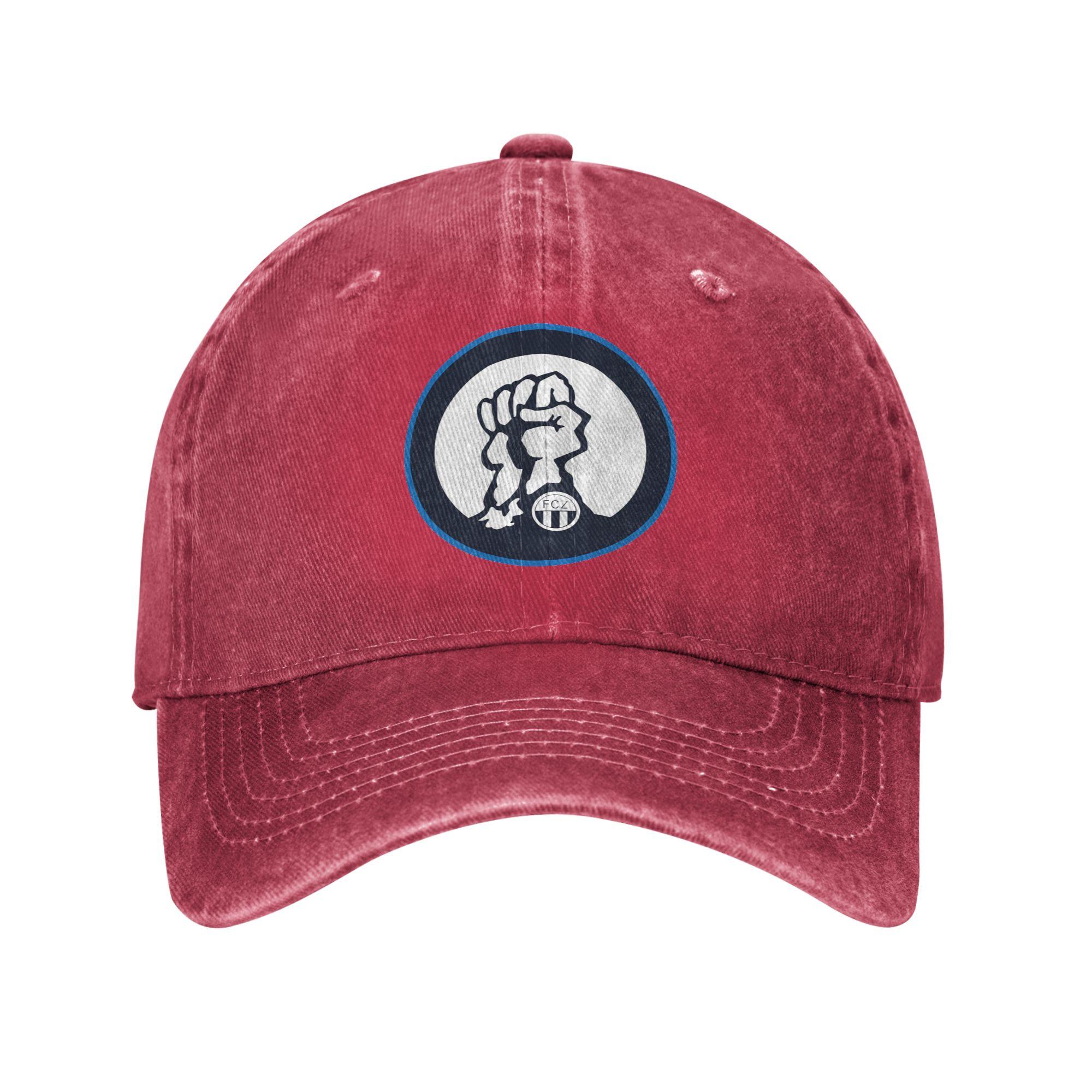 

Zurich FCZ Sudkurve 1896 Washed Denim Cap Casual Baseball Caps Adjustable Hat Summer Unisex Baseball Hats One Size