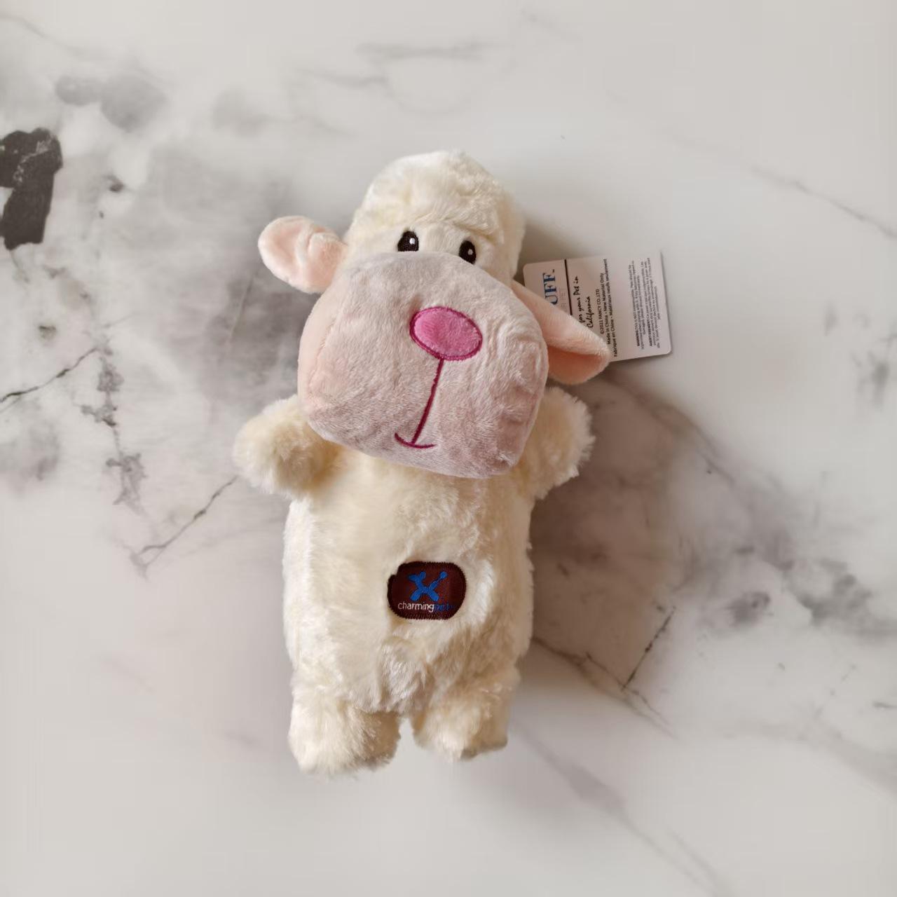 

Golden Retriever Bite-Resistant Teddy Toy for Small/Medium Dogs - Calming Squeaky Teething Aid 28x16 cm [Squeaky]