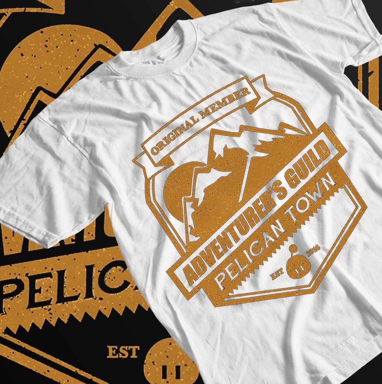 Unisex Stardew Valley Adventurer s Guild Gaming T-Shirt, Pelican Town Indie Videogame Shirt 2XL