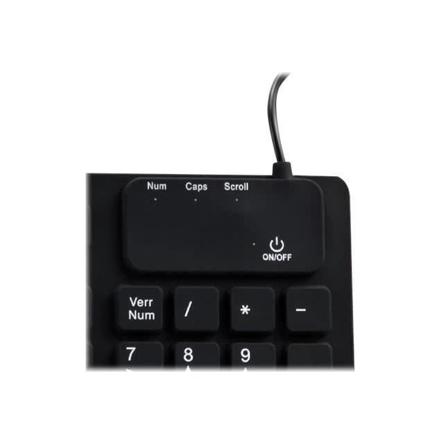 Clavier USB + PS2 - SAMAR - ACK-729/N - Étanche IP-68 - Français - Noir