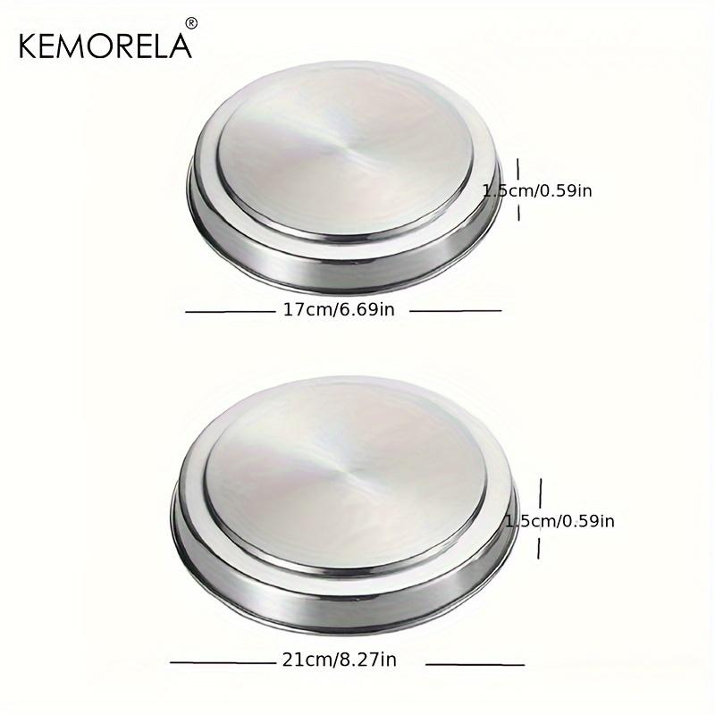4PCS Electric Stove Burner Covers Rustproof Stainless Steel Round Oven Cover Plates Hob Stove Easy Clean Stove Burner Covers