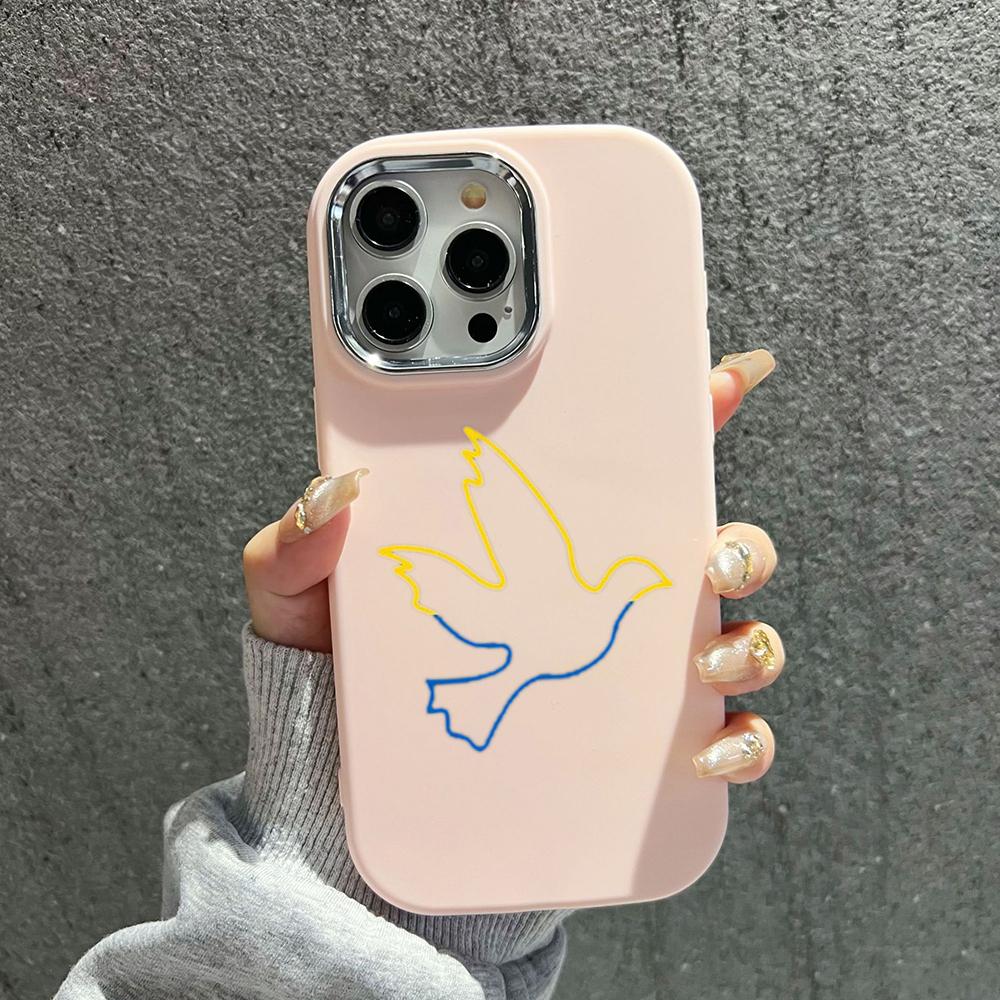 N99 Map Dove Design Weiche Telefonhüllen für iPhone 15 16 Pro Max Xiaomi 11 Lite 5G NE Redmi 13C Note 11s 13 Pro Überzugsrahmen Kameraschutz Rückseite