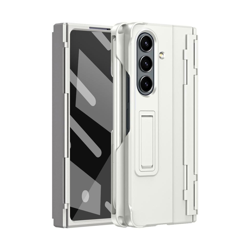 For Samsung Galaxy Z Fold7 5G Case Kickstand Hard PC Phone Cover with Stylus/Screen Protector