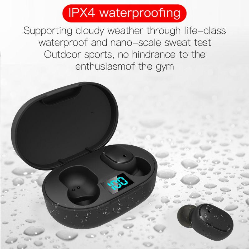 Buy E6S TWS Bluetooth Earphone Wireless Headphones 5.0 LED Display Button  Control Earbuds Waterproof Noise Cancelling Headset PK A6S at affordable  prices — free shipping, real reviews with photos — Joom