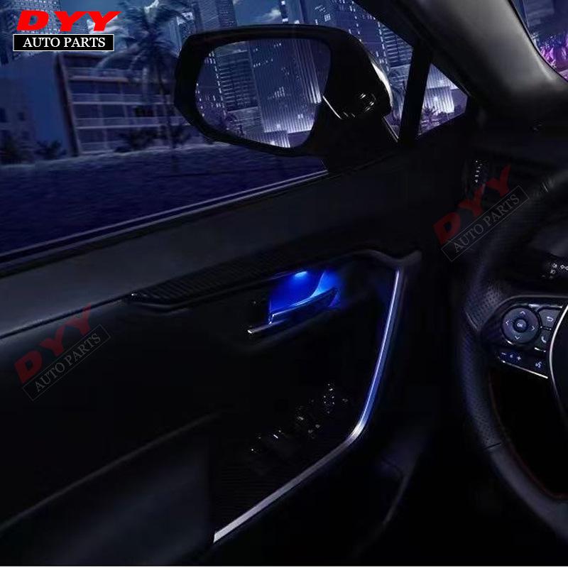 CHR Door Bowl and Handle Ambient Lights, 19-25 Year Models, Single Color Blue, Plug-In, No Damage Replacement.