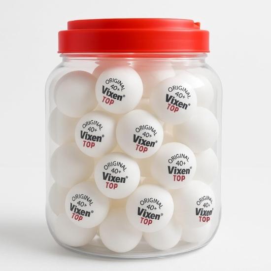 

WMX Table Tennis Balls Training 3 Star Table Tennis Balls Jar Practise Ping Pong Ball for Competition and Recreational Play (Pack of 60) (White)