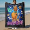 1ks scooby-doo tlapka kost Venkovní deka - Přehozová deka, Měkká, Flanelové deky, Obývací pokoj, Cestování, Kempování-1102165
