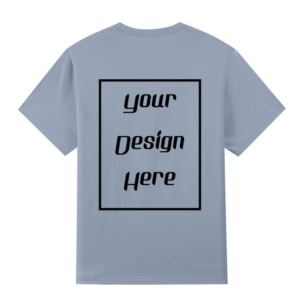 Streetwear Customized Pattern Print T-Shirt Harajuku Casual O Neck Short Sleeves Men Women Cotton T-Shirt