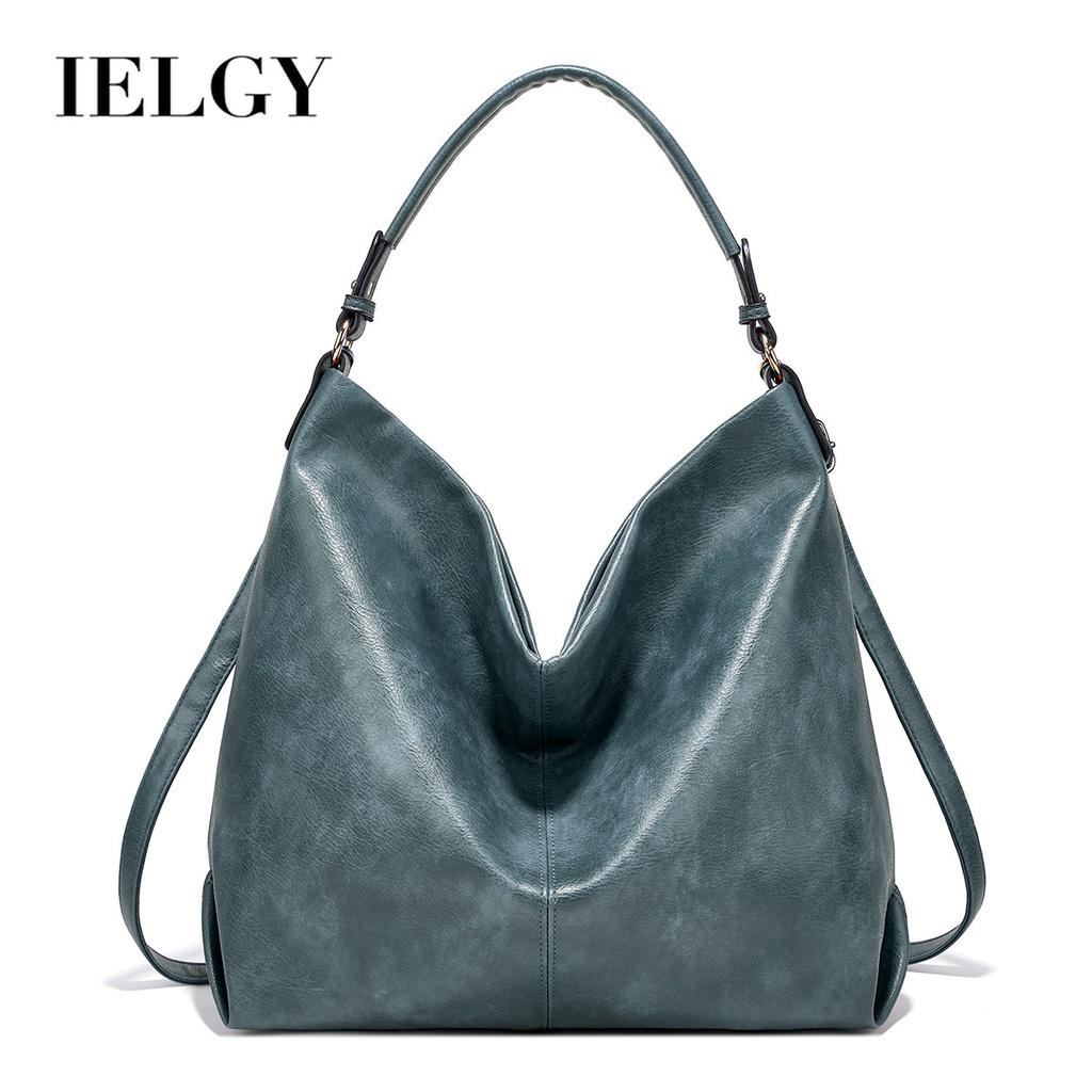 IELGY women's shoulder crossbody large capacity tote bag