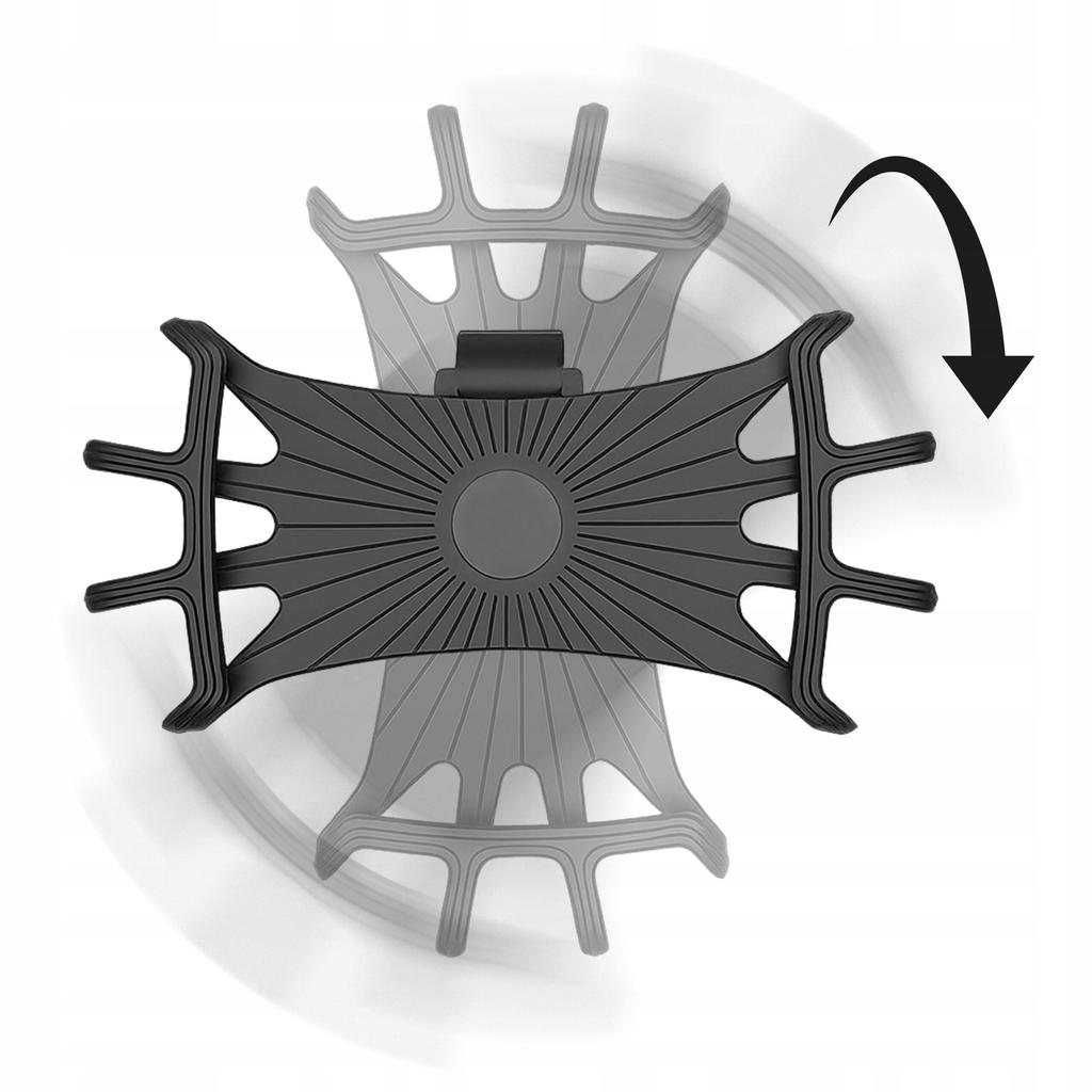 Uchwyt Rowerowy Na Telefon Silikonowy Stabilny Na Kierownicę