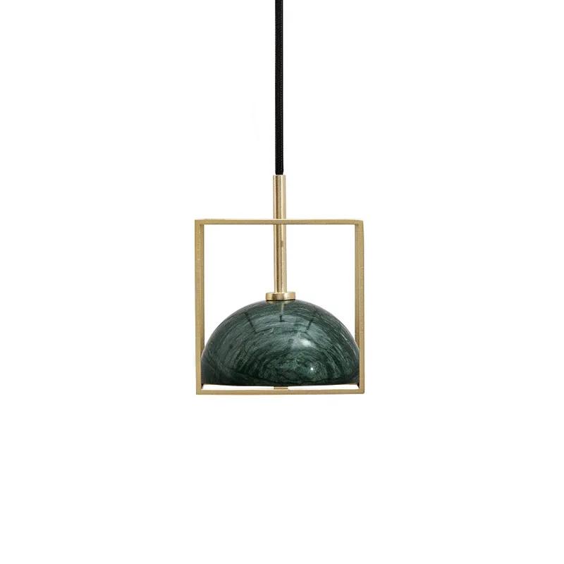 Nordic light luxury bedroom bedside small chandelier ins modern minimalist restaurant bar marble window chandelier lamp