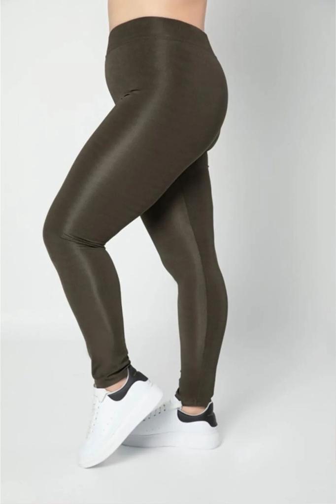 Women's Style Plus Size Leggings Big Size Shiny Disco Tights