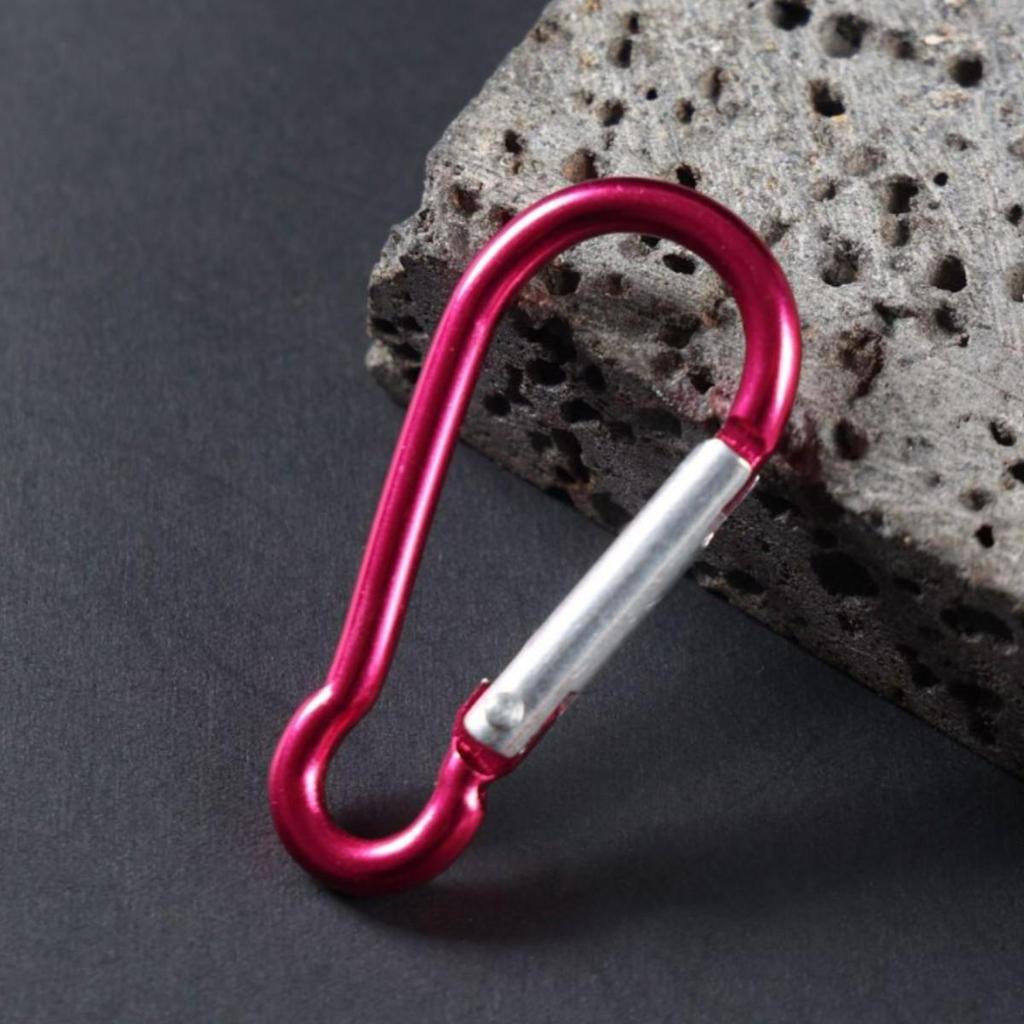Gourd-Shaped No. 5 Carabiner: Snap Hook Bag Buckle with LED Light - Aluminum Alloy Kettle Clip for Climbing