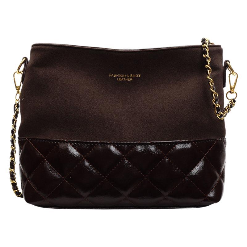 Zhu Zhu Kettentasche 2025 Neue Damentasche Große Kapazität Mode Vielseitig Rhombus Schulter Crossbody Tasche