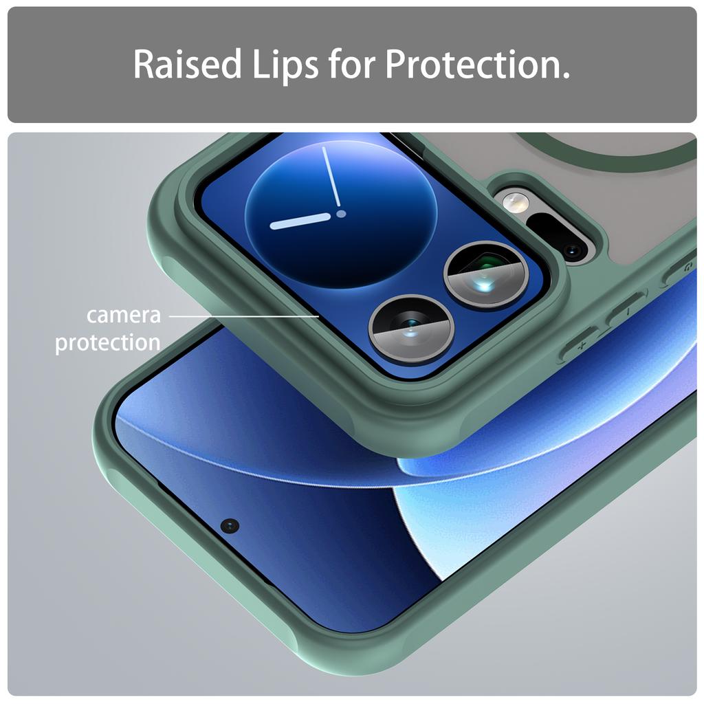 For Xiaomi 17 Pro Max Case Magnetic Anti Drop PC + TPU Phone Cover