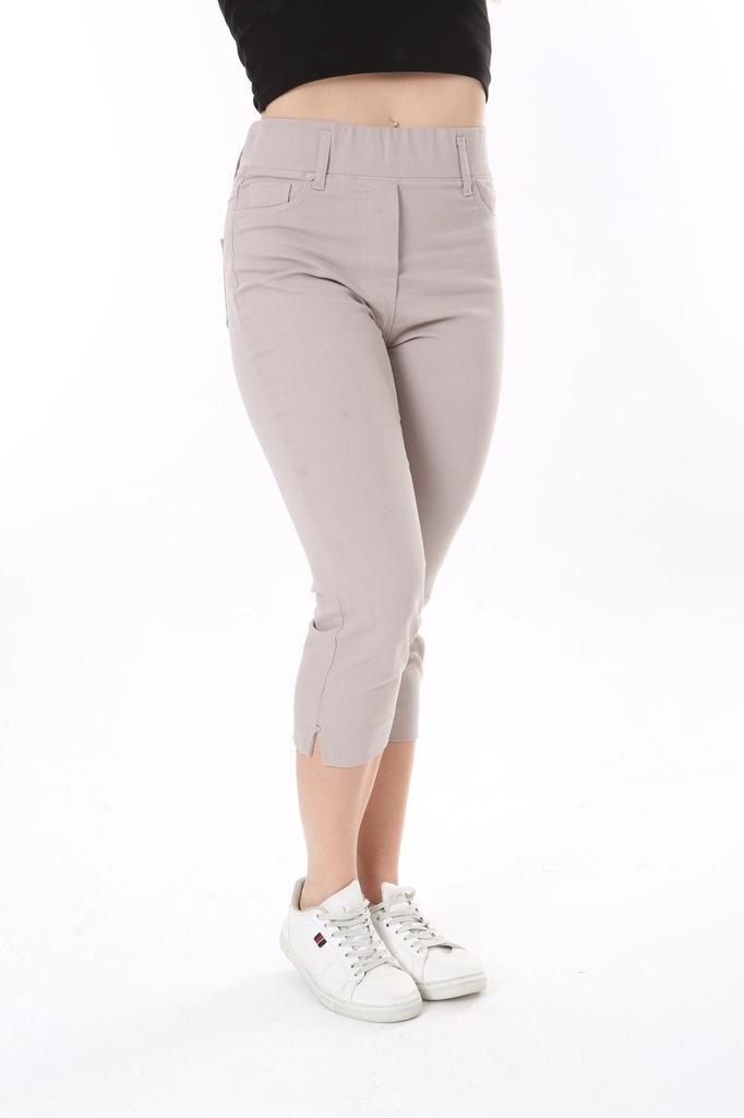 Damenmode Übergröße Shorts & Bermudas Hohe Taille Lycra Übergröße Capri mit Gummizug