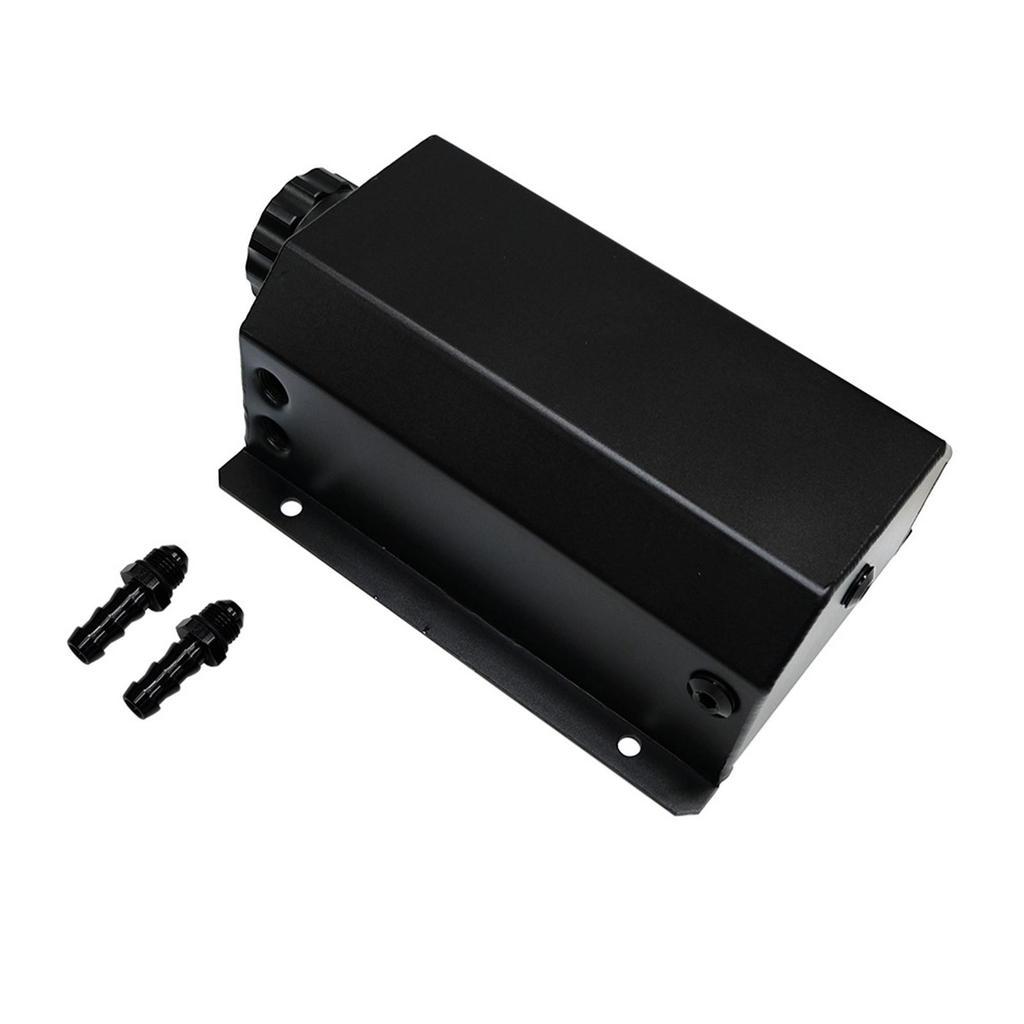 Aluminum Heat Sink Coolant Overflow Tank 2L Expansion Reservoir for Car Engine Sludge Collection and Cleaning