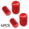 Car Wheel Tire Valve Caps Tyre Stem Covers Airdust Waterproof Accessories For Suzuki SX4 S Cross