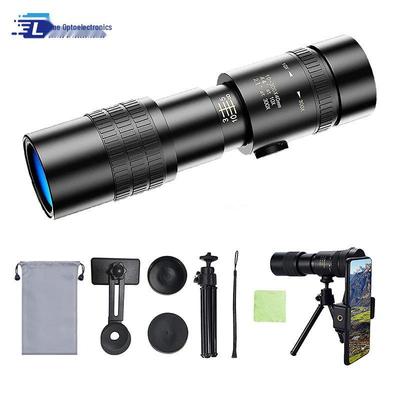 Telescopio Monocular Variable HD de Alta Potencia 10-300×40 para Fotografía Móvil