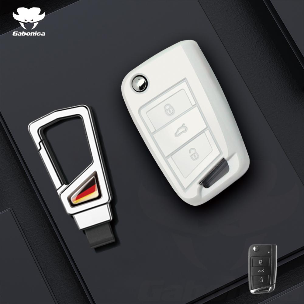 For Vw Volkswagen Polo Golf 4 5 6 7 T5 Mk7 Tiguan Passat B6 B5 Skoda Octavia A5 A7 Seat Leon Fr 2 Ibiza Ateca Car Key Case Cove