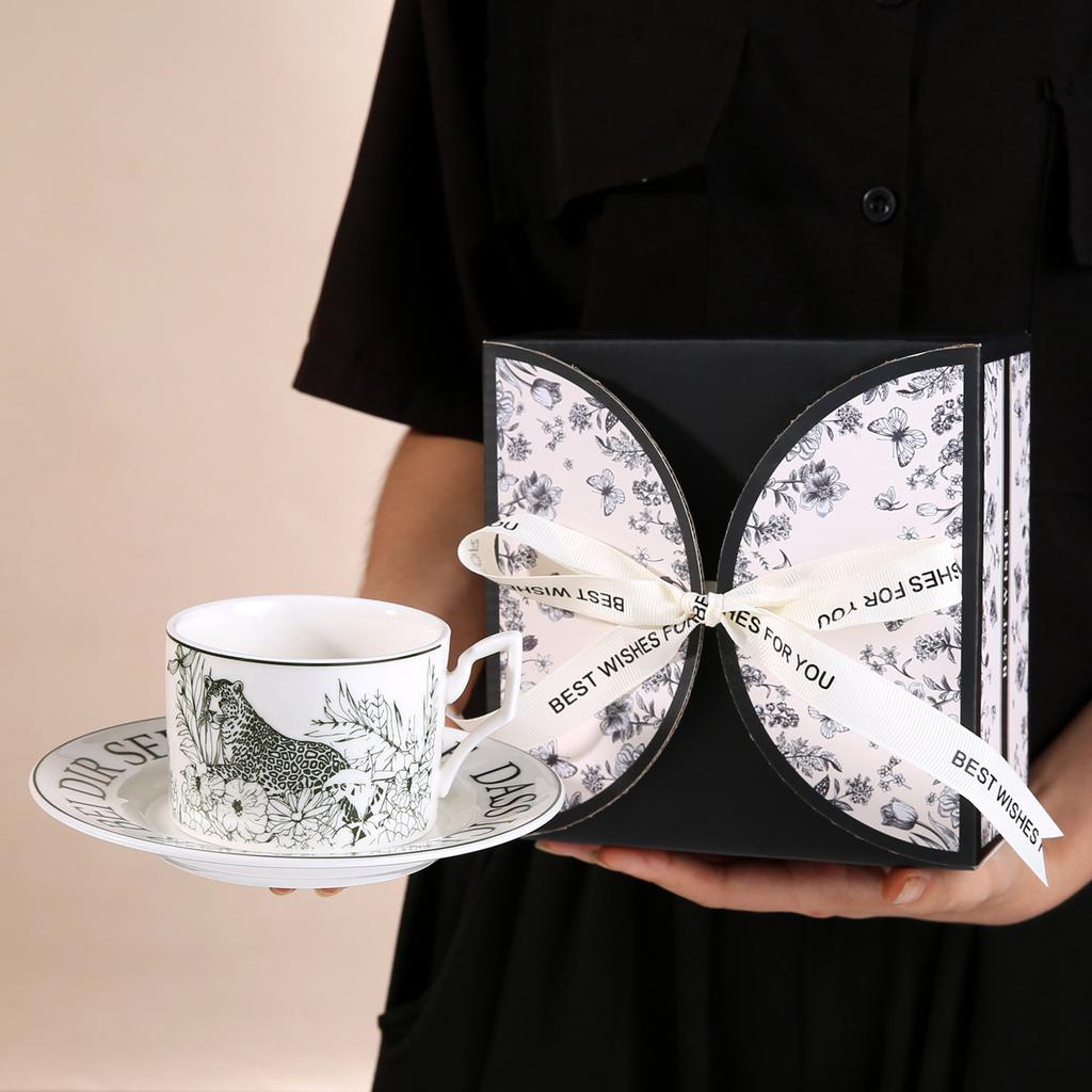 220 ml Retro-Kaffeetasse, Snackschale, Espressotasse, Keramik-Trinkgeschirr, nordische Heimdekoration, Tasse, Urlaubsgeschenkset