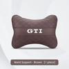 Car Seat Head Support Cushion Lumbar Pillow Interior Accessories For VW GTI Polo Golf Passat Tiguan Arteon CC Taigo T-ROC HubCap