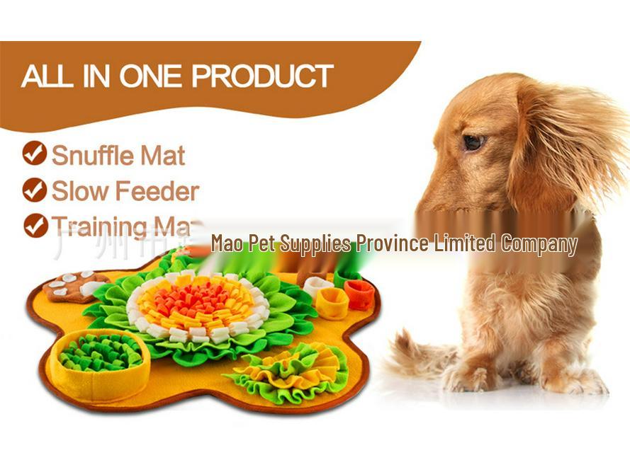 Duża mata do węszenia dla zwierząt: Zabawka DIY i Podkładka dla Kotów i Psów - Koc na Jedzenie i Posiłki