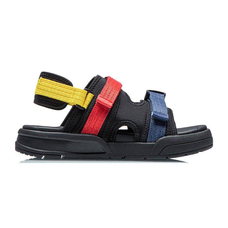 LiNing Youth  Coca Sports Sandals Kids Sandals Black Red YKUR010-5