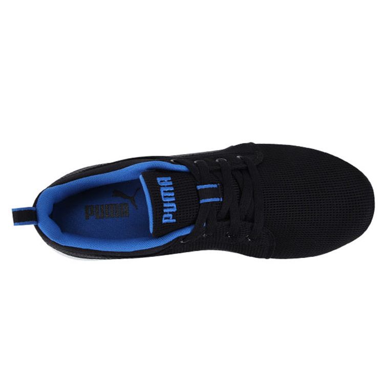 PUMA Carson Men's Low Top Casual Shoes Black Blue Comfortable Daily Wear 357482-04
