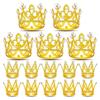 A84E-30Pcs Crown Cake Topper, Mini Baby Cupcake Crowns For Flower Arrangements Cupcake Baby Shower Wedding Decor