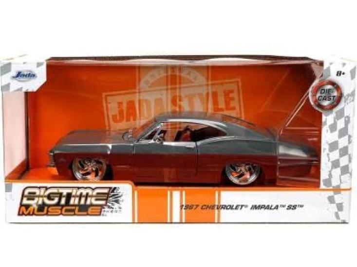 

JADA TOYS Масштаб Big Time Muscle 1967 Chevrolet Impala SS 124 -