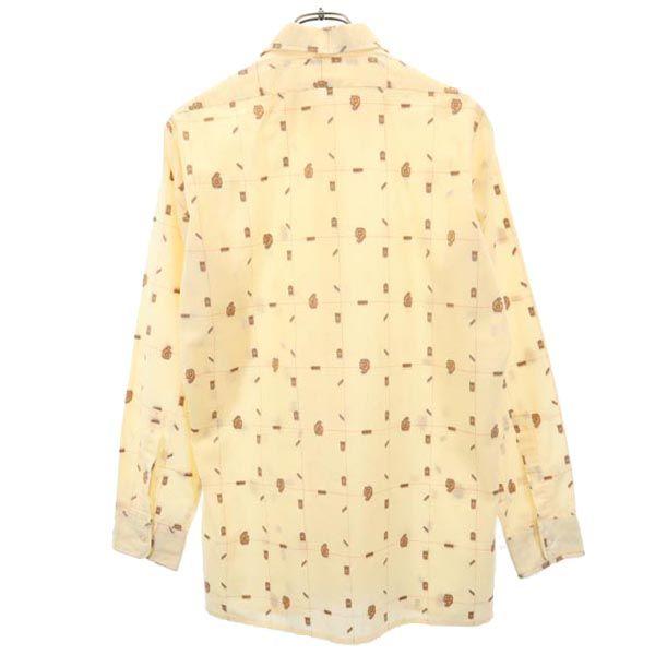 KANDAHAR CLUB 70s Vintage Euro Whole pattern embroidery Long sleeve shirt Men's Used