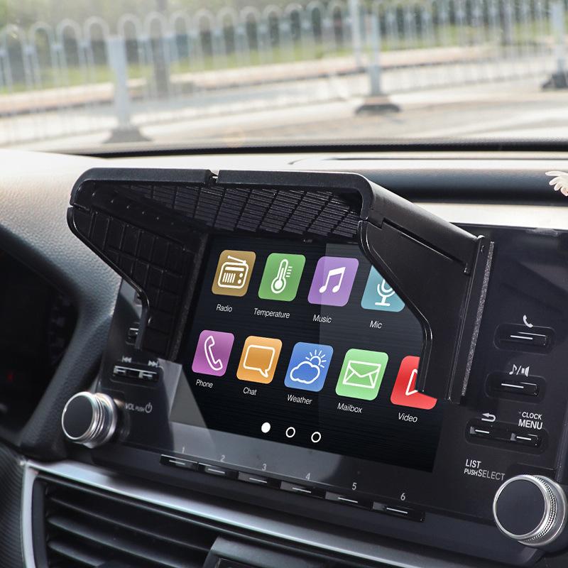 GPS Anti-Glare Shield 7-12 Inch Car GPS Navigation Sun Shade Interior Accessories Display Screen Visor Car Auto Accessories